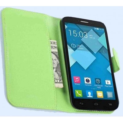 Flip Cover for Alcatel Pop 2 (4.5) Dual SIM - Jade Green