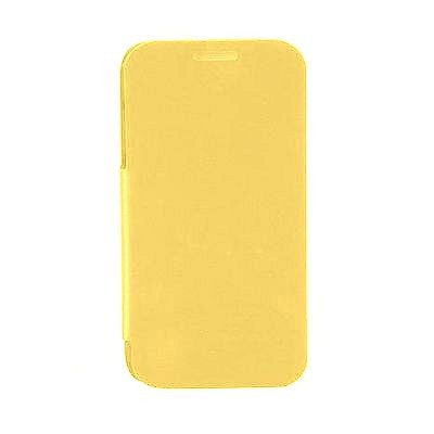 Flip Cover For Alcatel Pop D3 Yellow By - Maxbhi.com