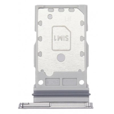 Sim Card Holder Tray For Samsung Galaxy S22 5g White - Maxbhi Com