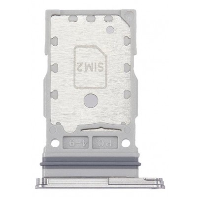 Sim Card Holder Tray For Samsung Galaxy S22 5g White - Maxbhi Com