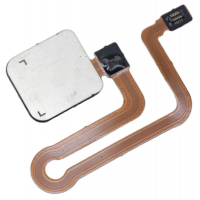 Fingerprint Sensor Flex Cable For Vivo Y19 White By - Maxbhi Com