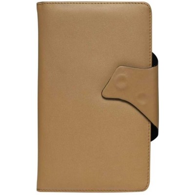 Flip Cover for Ambrane A3-7 - Gold