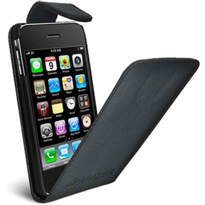 Flip Cover for Apple iPhone 3G - Black