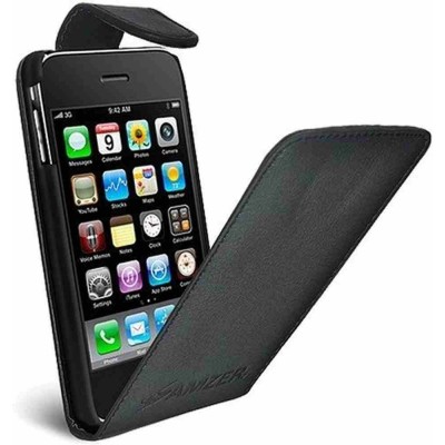 Flip Cover for Apple iPhone 3GS - Black