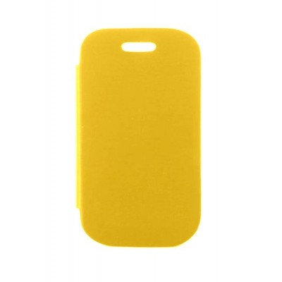 Flip Cover For Blu Dash C Music Yellow By - Maxbhi.com