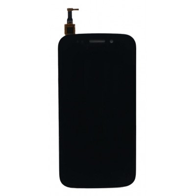 Lcd With Touch Screen For Micromax Canvas 4 A210 Black By - Maxbhi Com