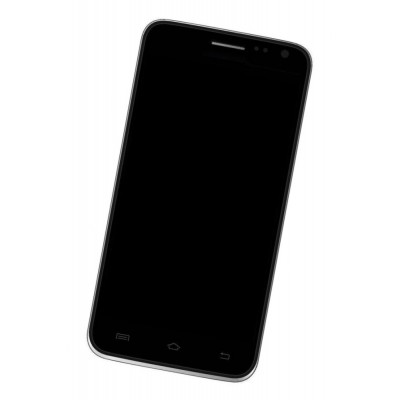 Lcd Frame Middle Chassis For Micromax Canvas Blaze Mt500 White By - Maxbhi Com