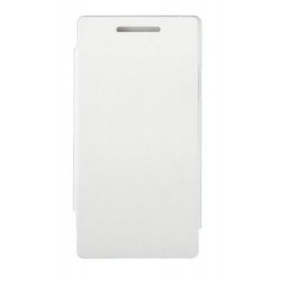 Flip Cover For Karbonn A6  White