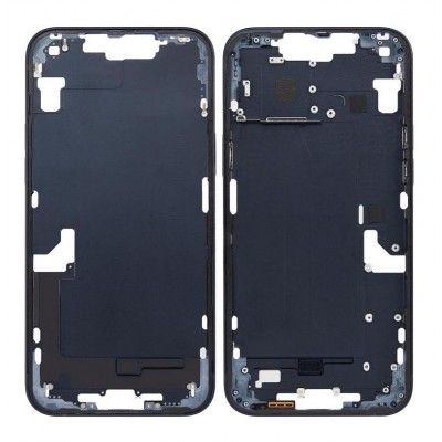 Lcd Frame Middle Chassis For Apple Iphone 14 Plus Black By - Maxbhi Com