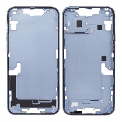 LCD Frame Middle Chassis for Apple iPhone 14 Plus - Blue