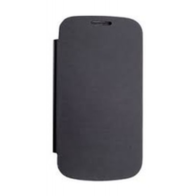 Flip Cover for Celkon A19 - Black