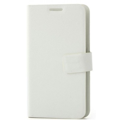 Flip Cover for Celkon A500 - White