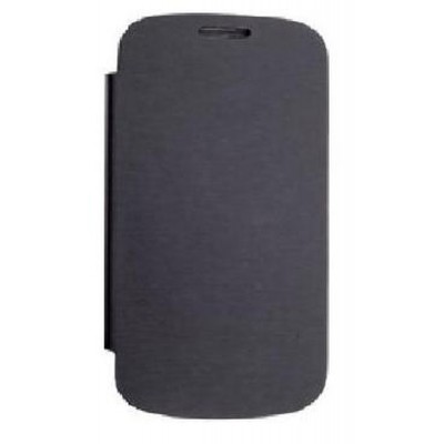 Flip Cover for Celkon A67 - Black