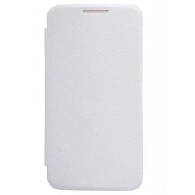 Flip Cover for Celkon Millennia OCTA510 - White