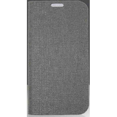 Flip Cover for Celkon Q44 - Grey