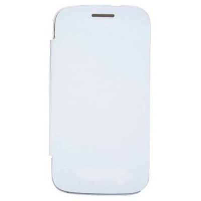 Flip Cover for Celkon Q470 - White