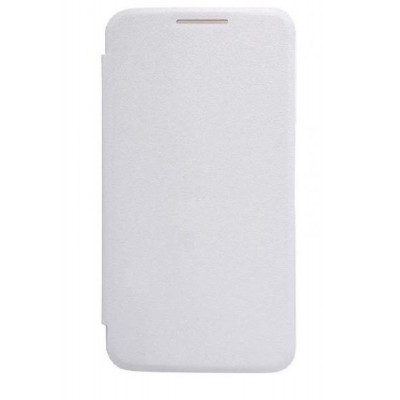 Flip Cover for Celkon S1 - White