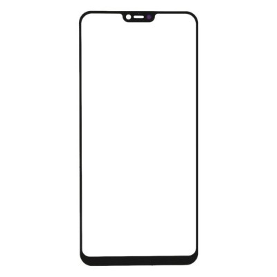 Replacement Front Glass For Vivo Z1 Black By - Maxbhi Com