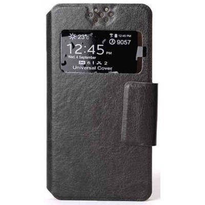 Flip Cover for Devante D502 - Black