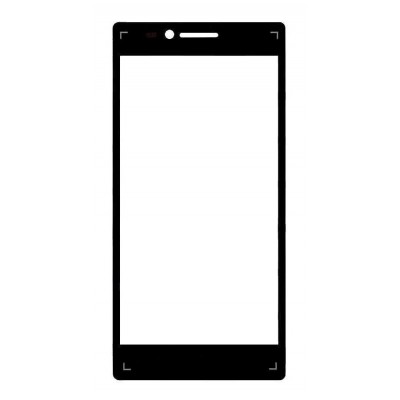 Replacement Front Glass For Lenovo Vibe X2 Pro Black By - Maxbhi Com
