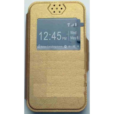 Flip Cover for Doogee DG850 - Gold