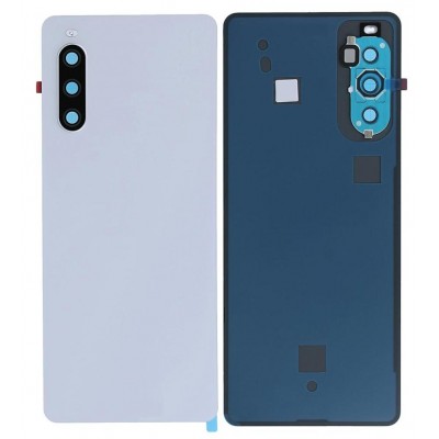 Back Panel Cover For Sony Xperia 10 Iv White - Maxbhi Com