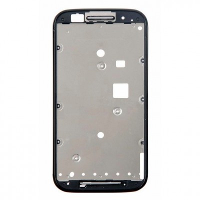 Lcd Frame Middle Chassis For Motorola Moto E Dual Sim Xt1022 Black By - Maxbhi Com
