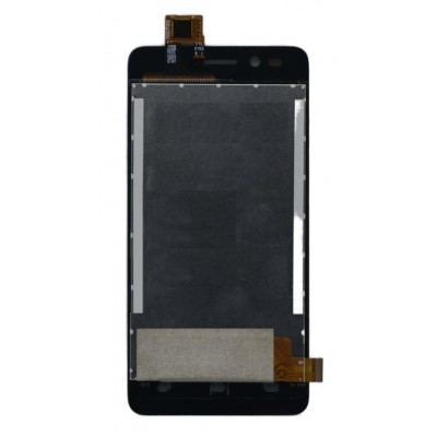 Lcd With Touch Screen For Micromax Bharat 2 Q402 Black By - Maxbhi Com