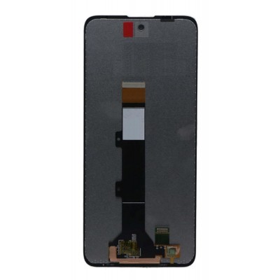 Lcd With Touch Screen For Motorola Moto E32s Black By - Maxbhi Com