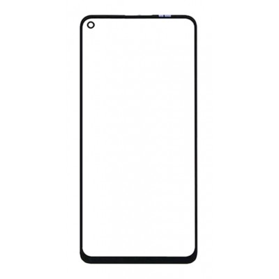 Replacement Front Glass For Oneplus 8t Black By - Maxbhi Com