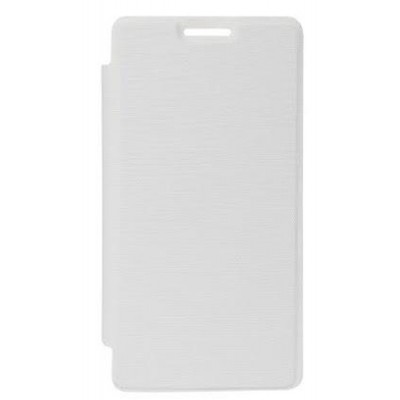 Flip Cover for Gionee Pioneer P6 - White