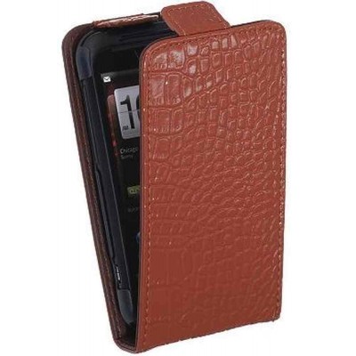 Flip Cover for HTC DROID Incredible 2 - Brown
