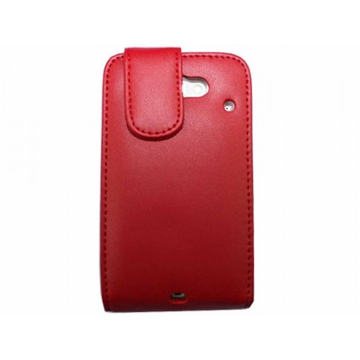 Flip Cover for HTC Status - Red