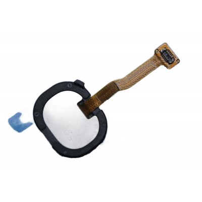Fingerprint Sensor Flex Cable For Samsung Galaxy M21 Black By - Maxbhi Com