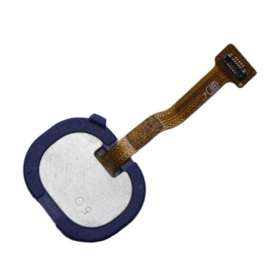 Fingerprint Sensor Flex Cable For Samsung Galaxy M21 Blue By - Maxbhi Com