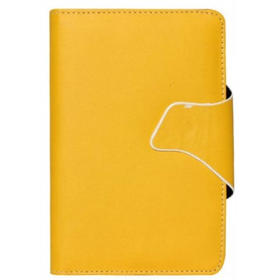 Flip Cover for HCL Me Champ Tab - Yellow