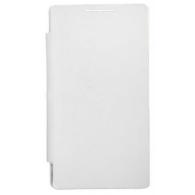 Flip Cover for Hi-Tech S330 Amaze - White