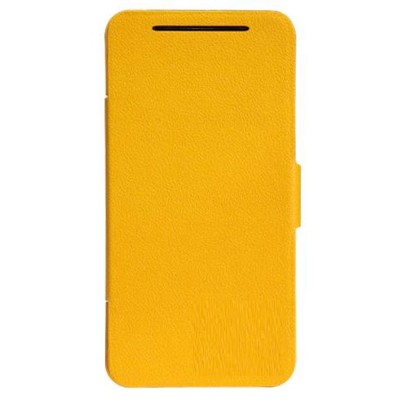 Flip Cover for HTC J Butterfly - Yellow