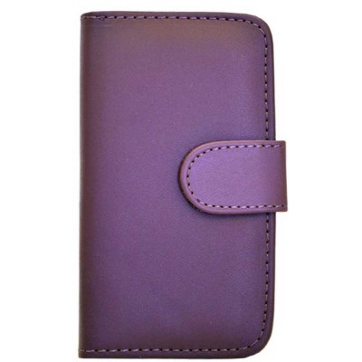 Flip Cover for HTC One V CDMA - Purple Grey