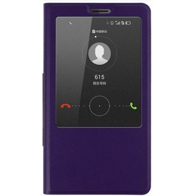 Flip Cover for Huawei Ascend Mate7 - Purple