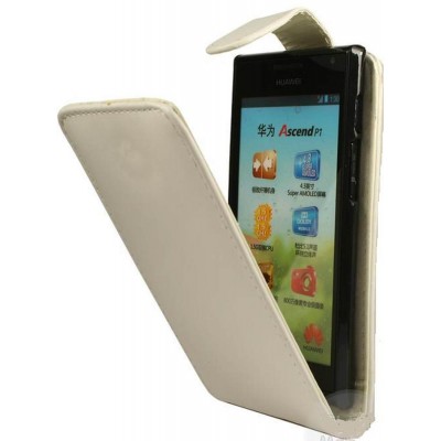 Flip Cover for Huawei Ascend P1 - Ceramic White