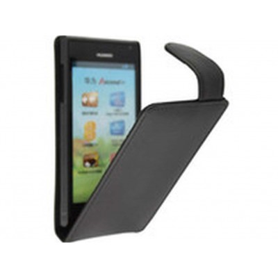 Flip Cover for Huawei Ascend P1 - Metallic Black