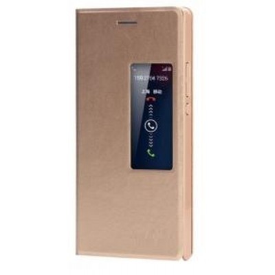 Flip Cover for Huawei Ascend P7 - Gold