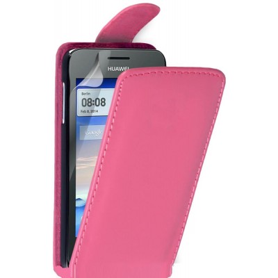 Flip Cover for Huawei Ascend Y330 - Coral Pink