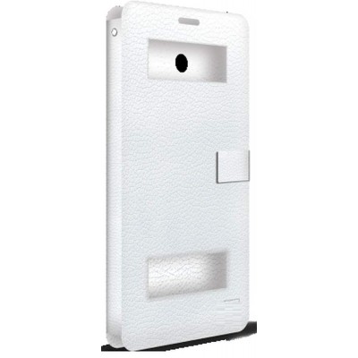 Flip Cover for IBall Andi 5-M8 - White