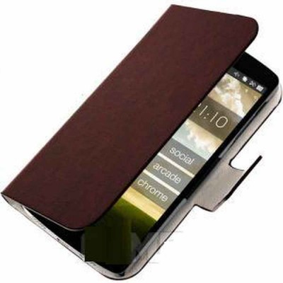 Flip Cover for Infinix Race Bolt X450 - Brown