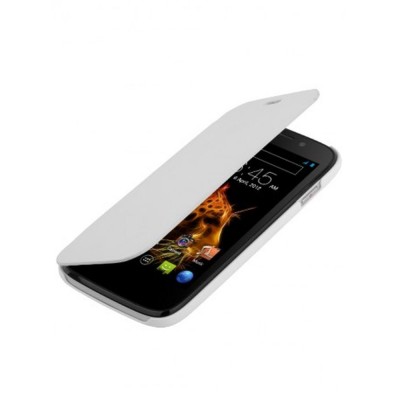 Flip Cover for Infinix Race Bolt X450 - White