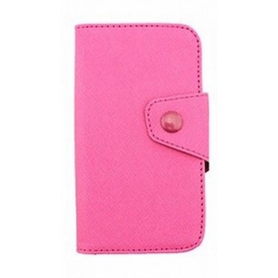 Flip Cover for Intex Aqua 4x - Pink