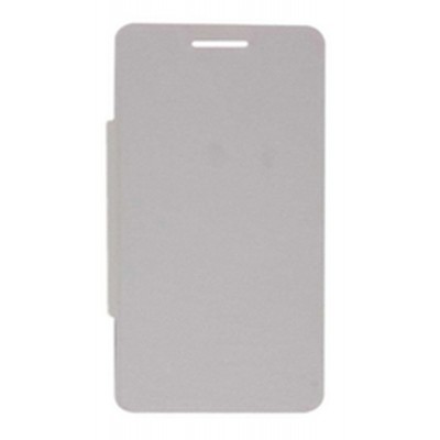 Flip Cover for Intex Aqua 4x - White
