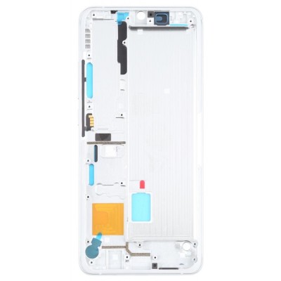 Lcd Frame Middle Chassis For Xiaomi Mi Note 10 Lite White By - Maxbhi Com